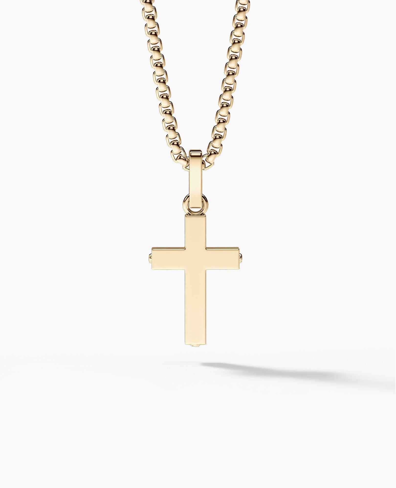 MINI CROSS Gold Pendant