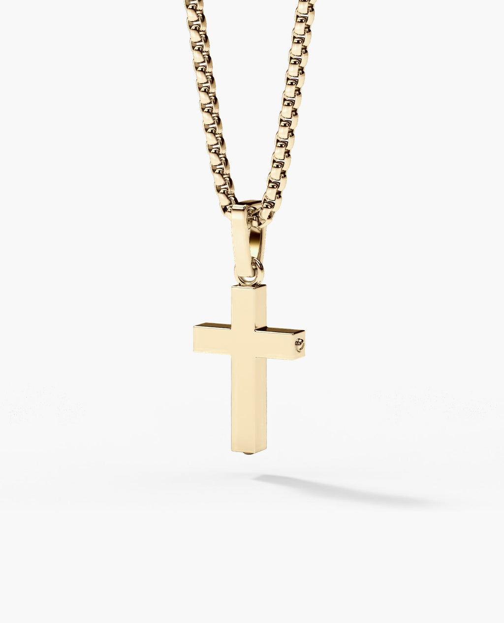MINI CROSS Gold Pendant