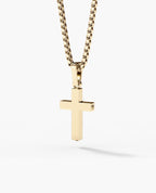 MINI CROSS Gold Pendant