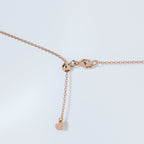 1.0 TCW Round Moissanite Diamond Three Stone Pandant Necklace