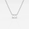 0.50 CT Radiant Moissanite Diamond Solitaire Necklace