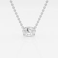1.0 CT Oval Moissanite Diamond Solitaire Necklace