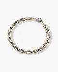EMPIRE CHAIN Link Bracelet in Two-Tone Gold - 6mm