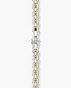 EMPIRE CHAIN Link Bracelet in Two-Tone Gold - 6mm