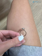 Pear Shaped Moissanite Engagement Ring, 3Ct Solitaire 10/14\18K solid gold DisneyValley