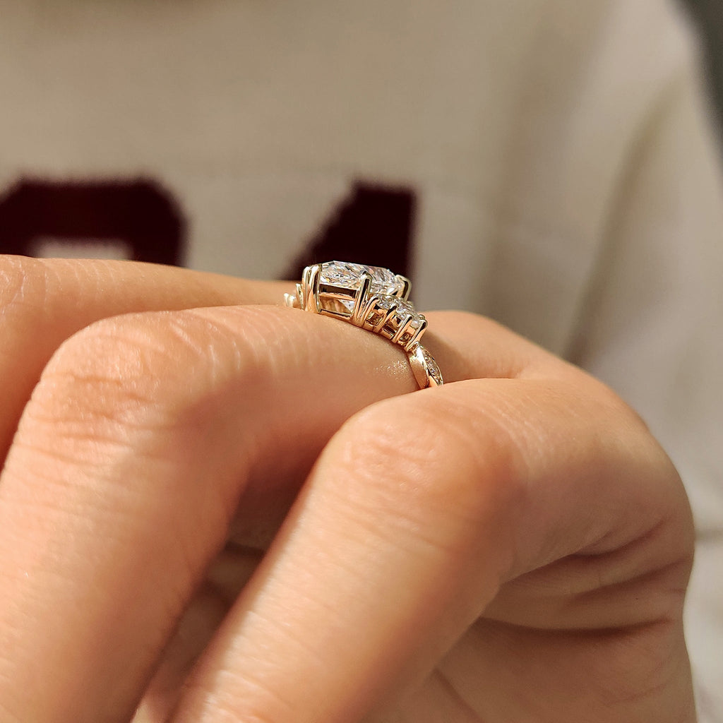 Pear Cut Diamond Ring in Muse Setting