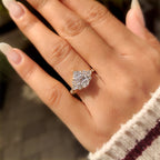 Pear Cut Diamond Ring in Muse Setting