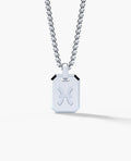 PISCES MINI ZODIAC Dog Tag Gold Pendant