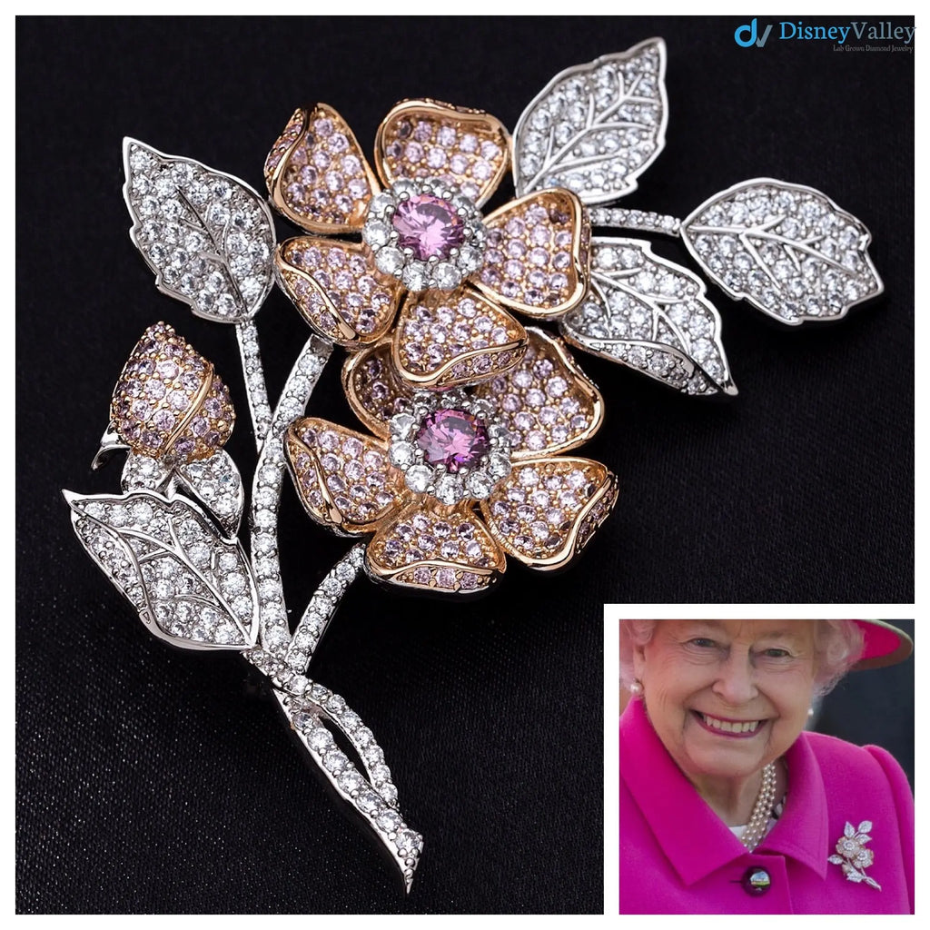Queen Elizabeth’s English Rose Brooch Gothic Brooch, antique brooch DisneyValley