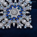 Queen Elizabeth’s Sapphire Canadian Snowflake Brooch DisneyValley