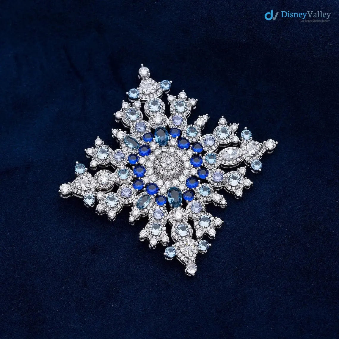 Queen Elizabeth’s Sapphire Canadian Snowflake Brooch DisneyValley