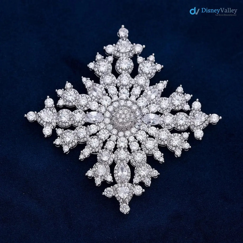 Queen Elizabeth’s Sapphire Canadian Snowflake Brooch DisneyValley