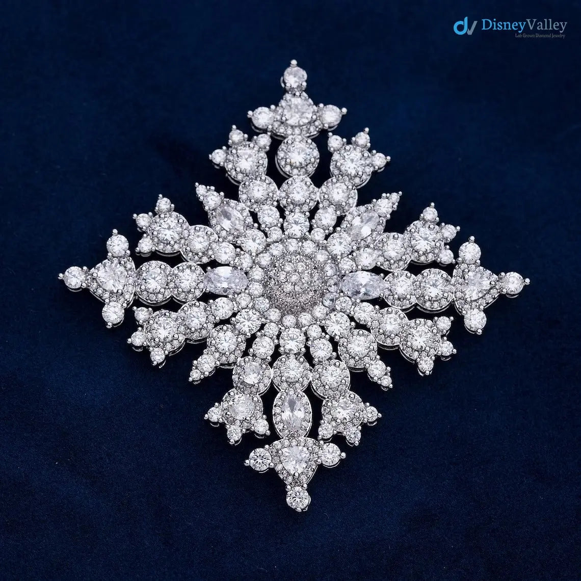 Queen Elizabeth’s Sapphire Canadian Snowflake Brooch DisneyValley