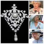 Queen Queen Elizabeth 11 Victoria’s Golden Jubilee Brooch, Royal Brooch DisneyValley