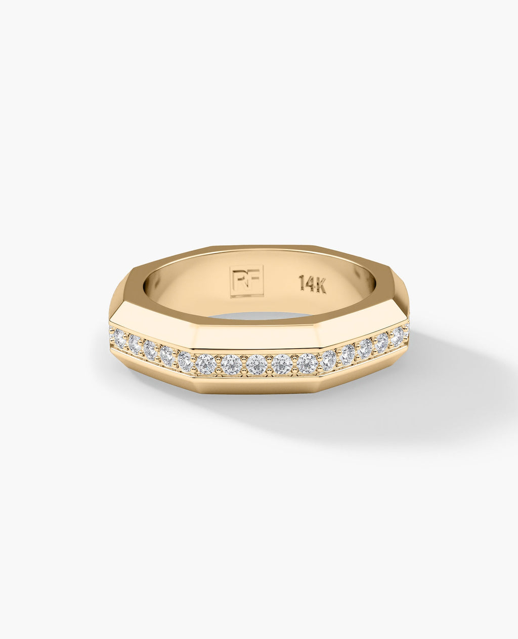 LINCOLN Gold Ring with 0.80ct Diamonds