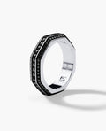 LINCOLN Gold Ring with 1.65ct Black Diamonds