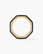 LINCOLN Gold Ring with 1.65ct Black Diamonds
