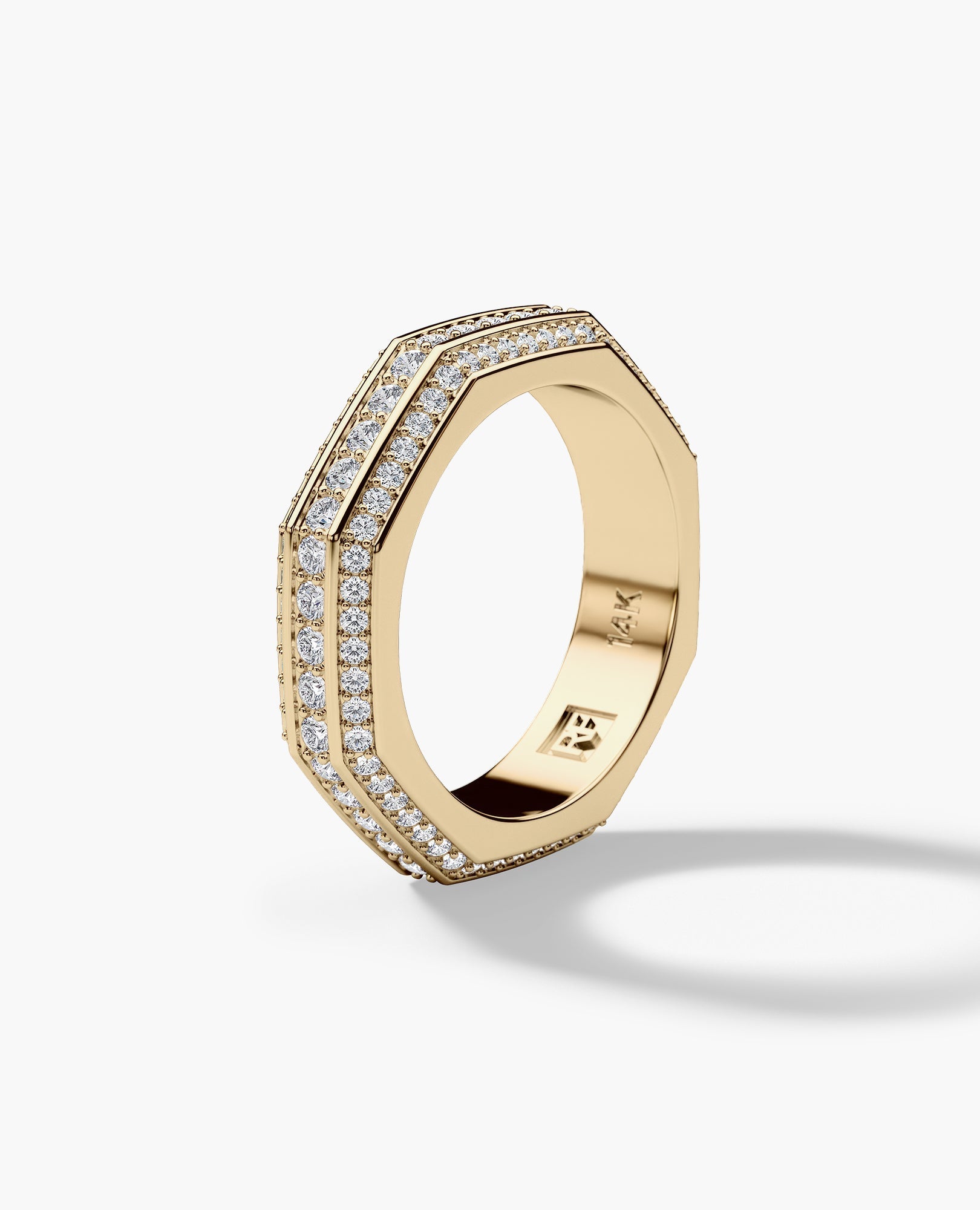LINCOLN Gold Ring with 1.65ct Diamonds