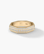 LINCOLN Gold Ring with 1.65ct Diamonds
