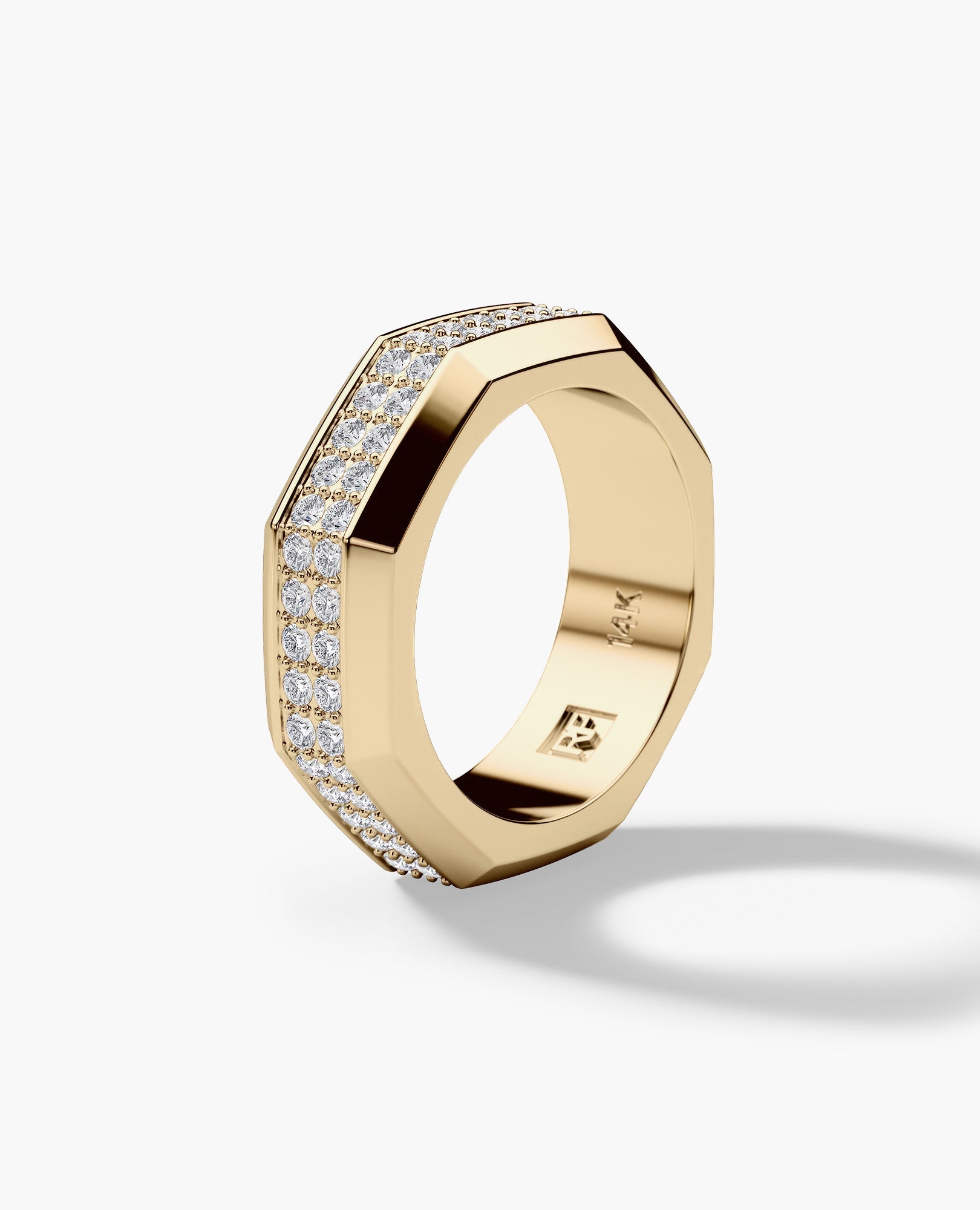 LINCOLN Gold Ring with 1.60ct Diamonds