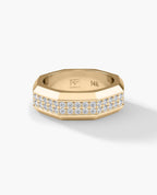 LINCOLN Gold Ring with 1.60ct Diamonds