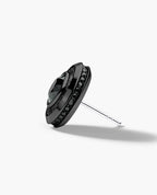 HALO EverBlak Gold Round Cut Single Stud Earring with 0.50ct - 1.35ct Black Diamonds