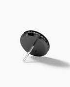 HALO EverBlak Gold Round Cut Single Stud Earring with 0.50ct - 1.35ct Black Diamonds