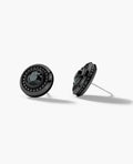 HALO EverBlak Gold Round Cut Single Stud Earring with 0.50ct - 1.35ct Black Diamonds