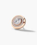 HALO Gold Round Cut Single Stud Earring with 0.50ct - 1.35ct Diamonds