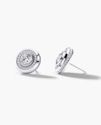 HALO Gold Round Cut Single Stud Earring with 0.50ct - 1.35ct Diamonds
