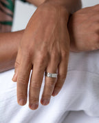 BARITE Gold Wedding Ring with 0.60ct Diamonds