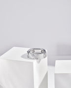 BARITE Gold Wedding Ring with 0.60ct Diamonds