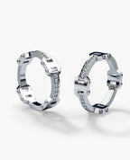 BOISE Gold Matching Diamond Wedding Band Set