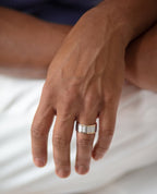 CABARRUS Two-Tone Gold Ring - Wide Version