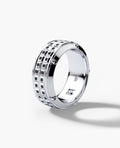 CALHOUN Gold Ring with 0.30ct Black Diamonds
