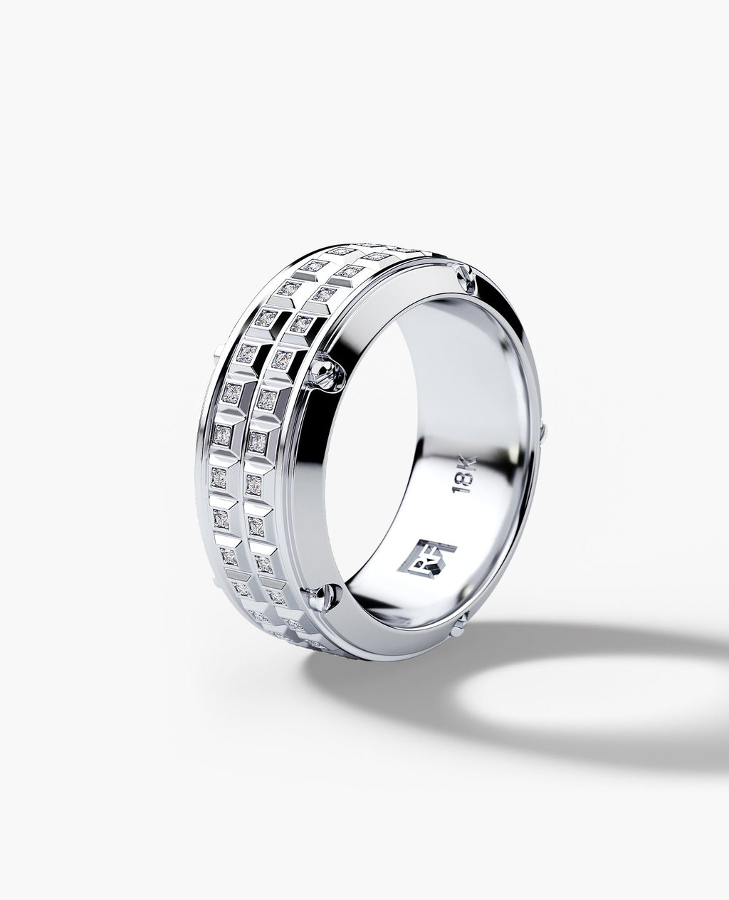 CALHOUN Gold Ring with 0.30ct Diamonds