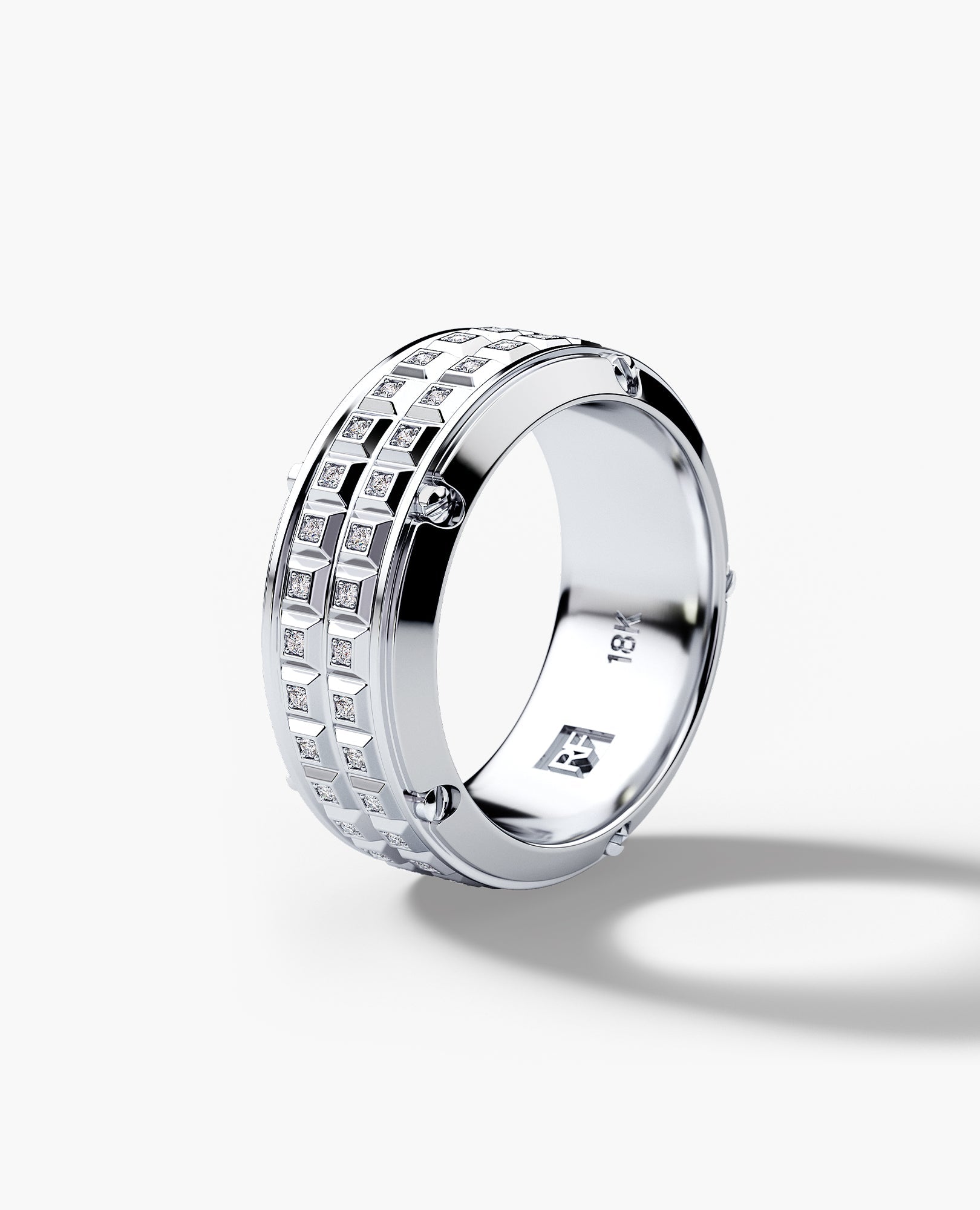 CALHOUN Gold Ring with 0.30ct Diamonds