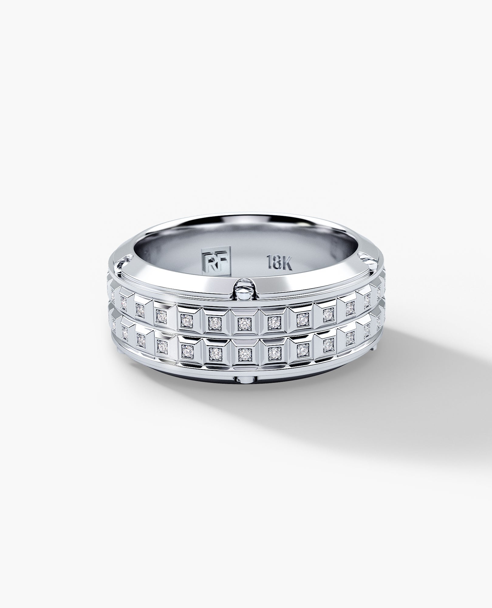 CALHOUN Gold Ring with 0.30ct Diamonds