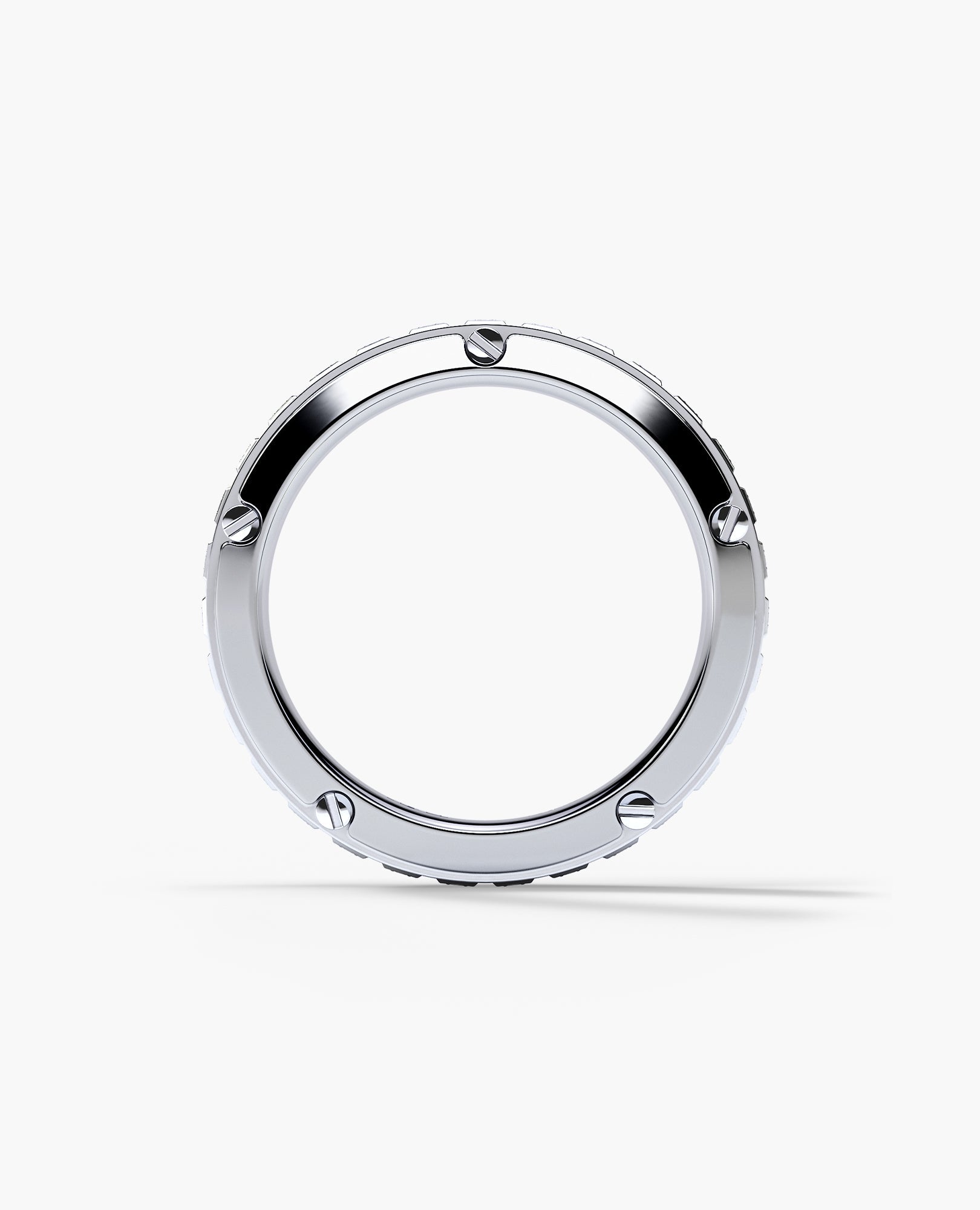 CALHOUN Gold Ring with 0.30ct Black Diamonds