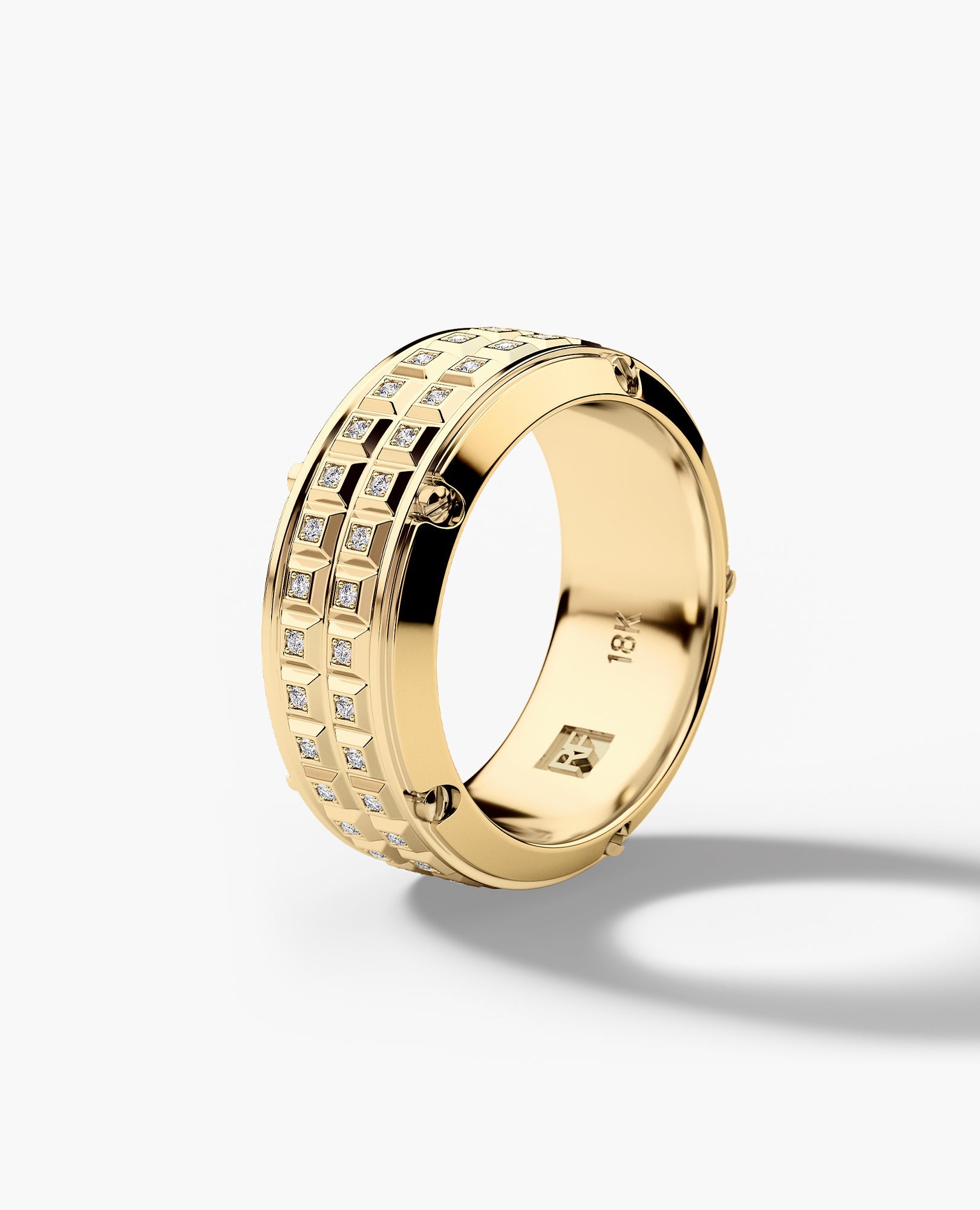 CALHOUN Gold Ring with 0.30ct Diamonds