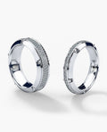 CORTEZ Gold Matching Diamond Wedding Band Set