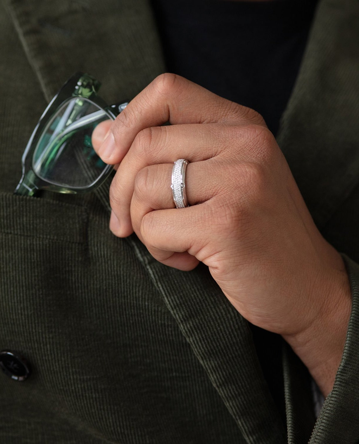 CORTEZ Gold Ring with 1.00ct Diamonds
