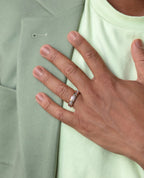 FAIRBANKS Two Tone Gold Wedding Ring
