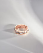 FAIRBANKS Two Tone Gold Wedding Ring