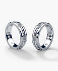 FAIRBANKS Gold Matching Diamond Wedding Band Set