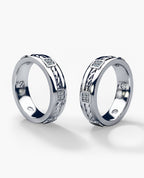 FAIRBANKS Gold Matching Diamond Wedding Band Set