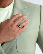 MONTANA Gold Ring with Black Onyx