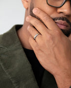 SANTA CRUZ Two Tone Gold Wedding Ring