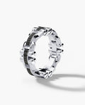 MOSS Gold Ring with 0.30ct Black Diamonds
