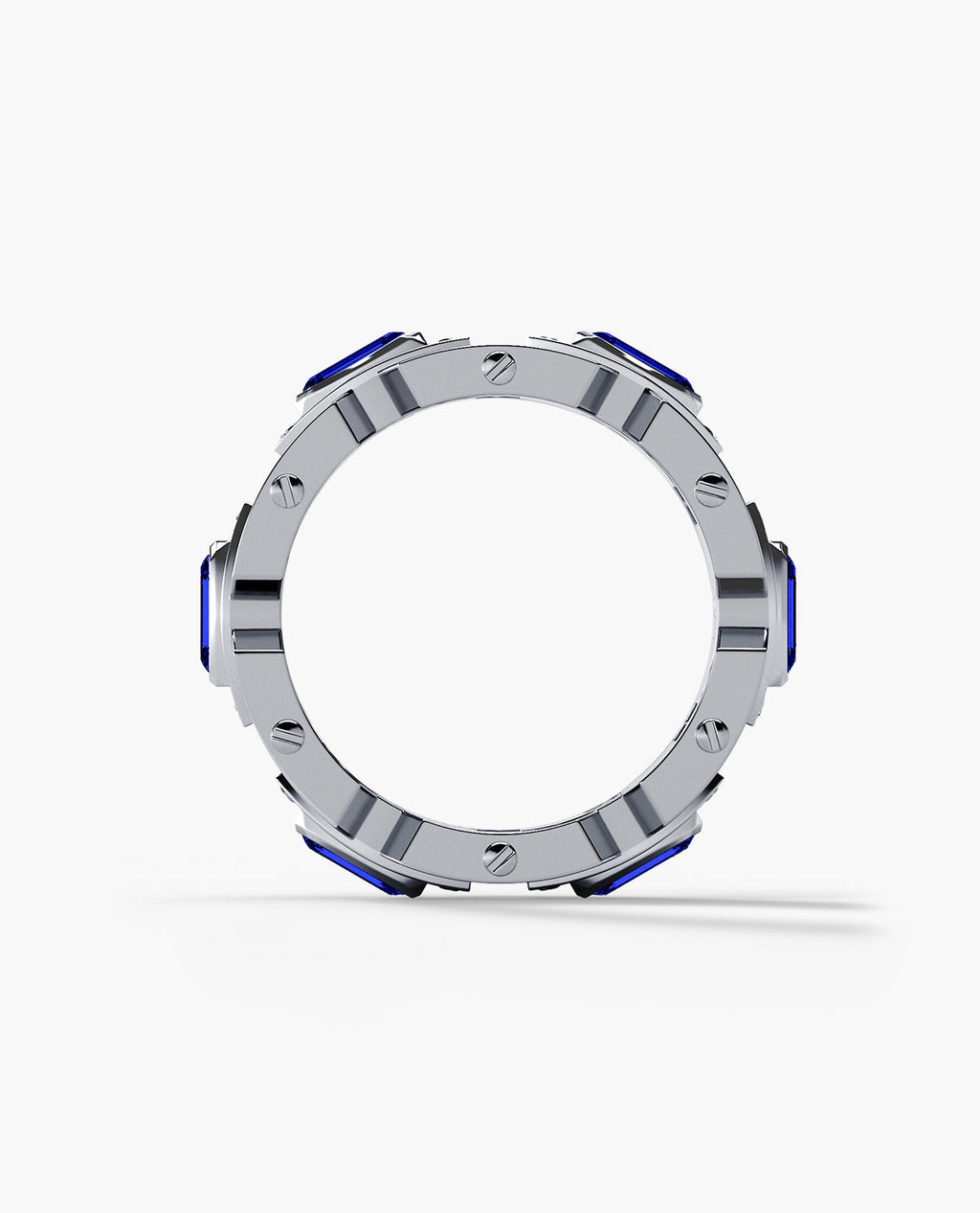 ARGONAUT Gold Ring with 3.80ct Sapphires and Diamonds